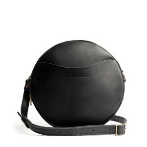 PERFECT Portland Leather Black Circle Bag (NWOT)